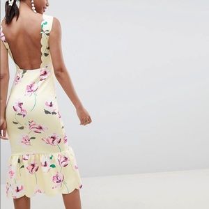 ASOS Floral Midi Dress US Size 2